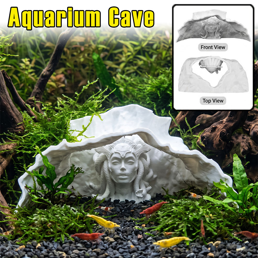 Aquarium Fish Hiding Places - Akvaryum Mağarası PLA 3D Baskı Yaratıcı