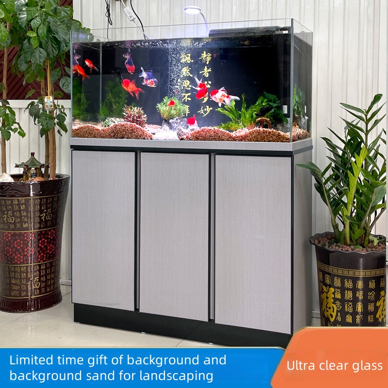Aquarium Fish Low Maintenance - Yeni Ultra Şeffaf Kalın Camlı Bitkili