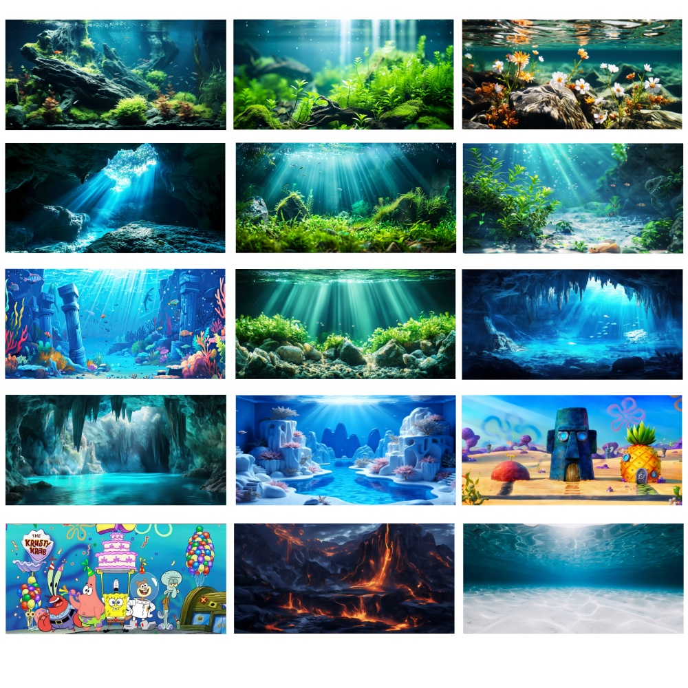 Akvaryum Arka Plan Etiketi 80x - Aquarium Fish Wallpaper Hd incelemesi ve fiyatı
