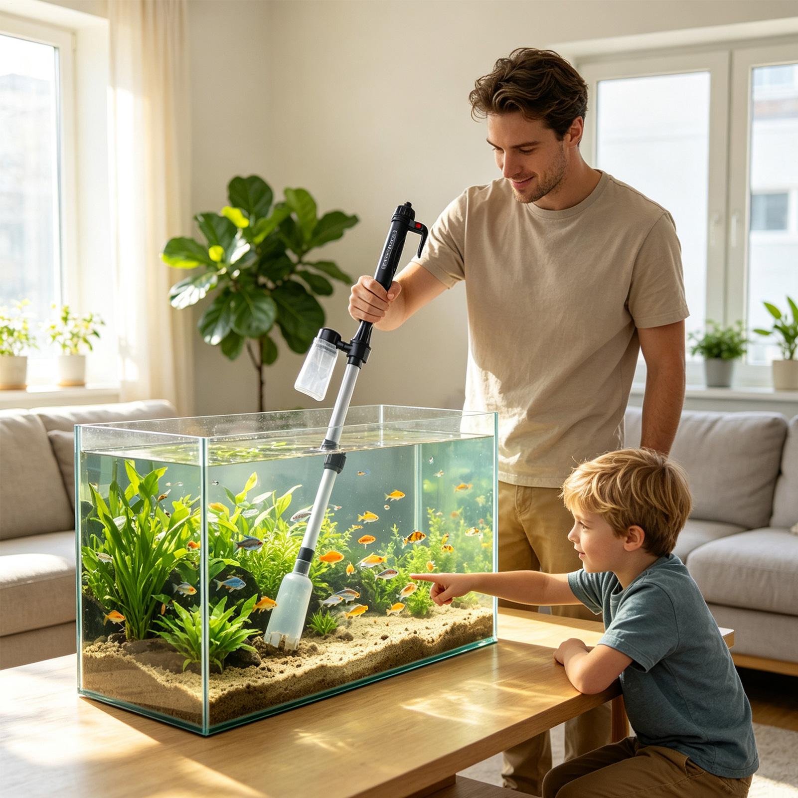 3'ü 1 Arada Akvaryum Vakumlu Ç - Gravel Vacuum Cleaner incelemesi ve fiyatı