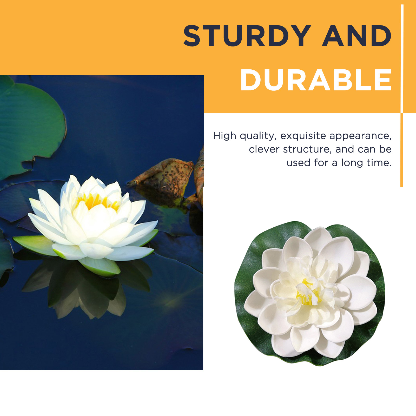 5 adet/takım 10 cm Yapay Lotus - Aquarium Fish In Bowl incelemesi ve fiyatı
