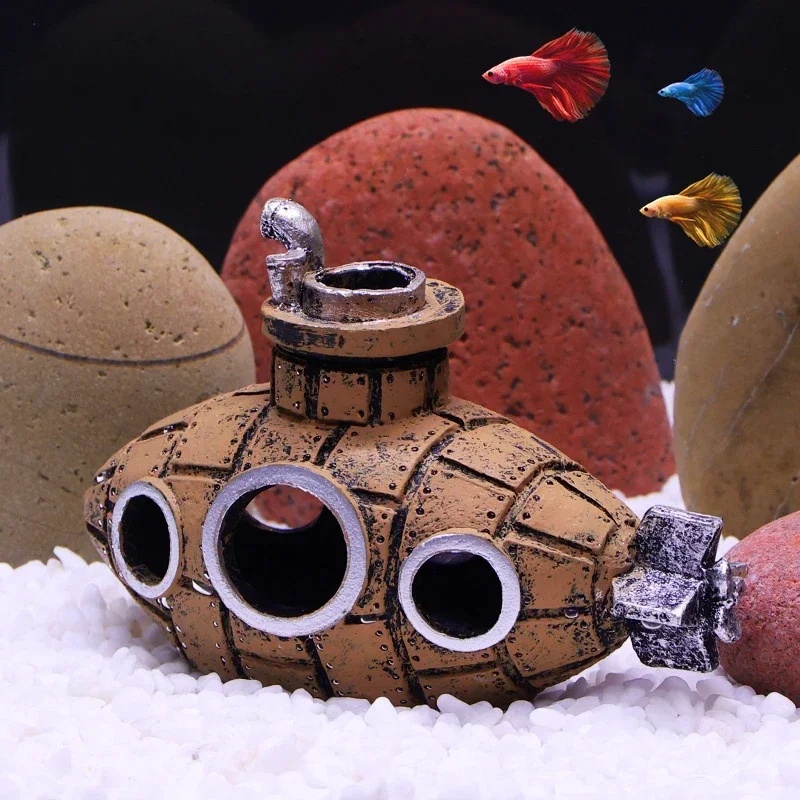 Reçine Denizaltı Süsleri Akvar - Aquarium Fish Hiding Places incelemesi ve fiyatı
