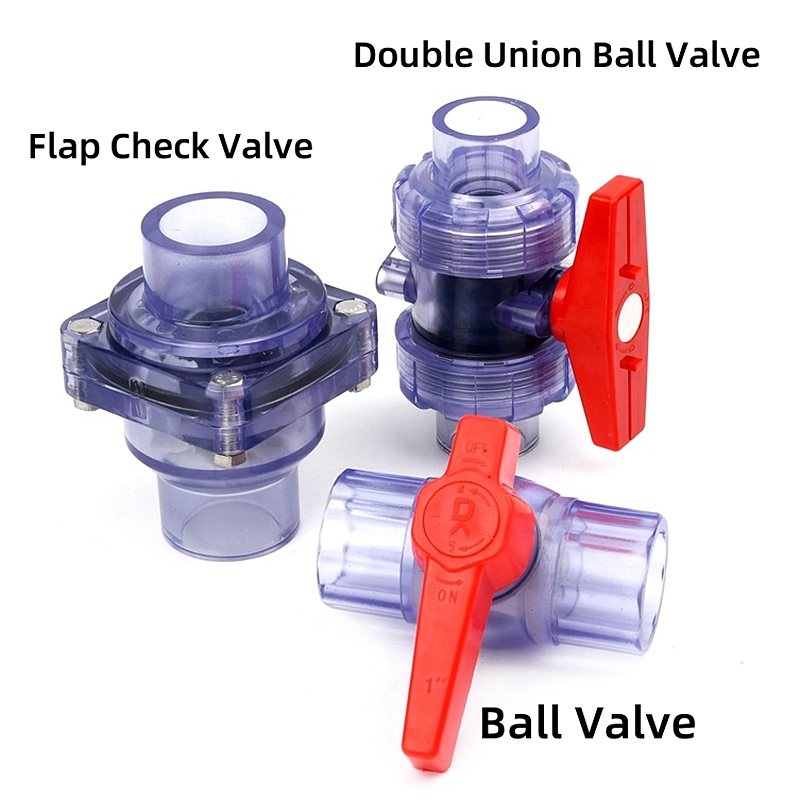 20 ~ 63mm UPVC Şeffaf Çek Valf - Aquarium Fish Ball incelemesi ve fiyatı