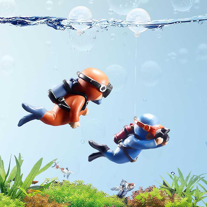 Sevimli Dalgıç Balık Tankı Süs - Aquarium Fish Ball incelemesi ve fiyatı