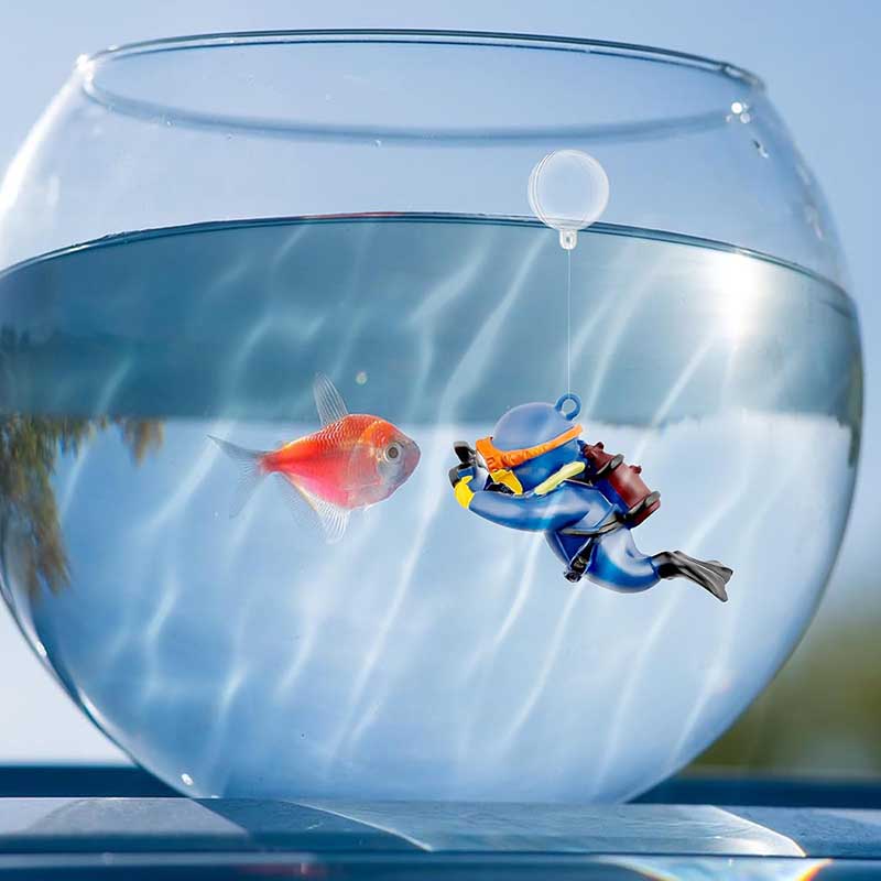 Sevimli Dalgıç Balık Tankı Süs - Aquarium Fish Ball incelemesi ve fiyatı